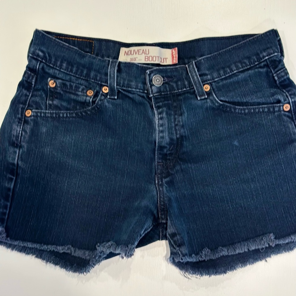 Levi's Dark Indigo Jean Shorts